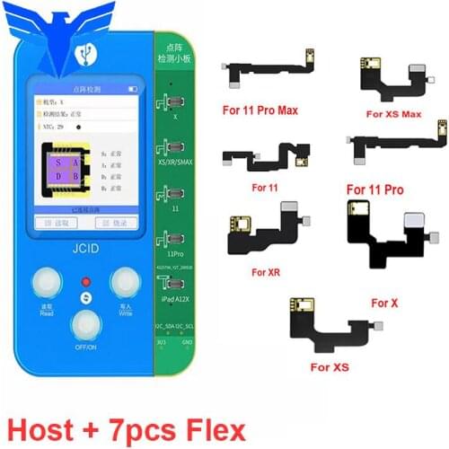 Jc V1s Dot Matrix Repair Programmer For X Xs Xsmax 11 11 11promax Ipad A12x Face Testing Tool Use With Flex Cable FACE ID FIX