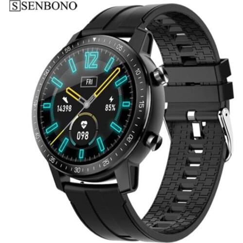 SENBONO 2020 Men Women Smart Watch S30 Heart Rate Sleep Fitness Tracker Calls SMS Reminder 360mAh Smartwatch for Android IOS