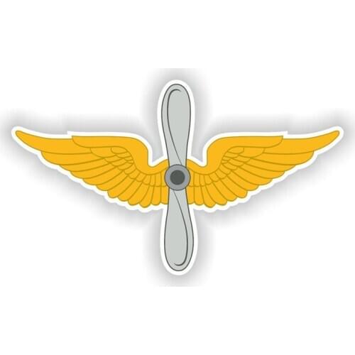 Hot Sell Creative Car Sticker AVIATION US AIR FORCE Motorcycle Deco Decals Vinyl Sunscreen Anti-UV PVC 8.8cm X 15.2cm