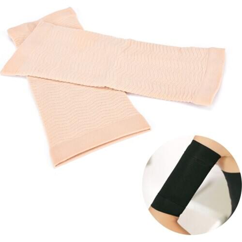 1Pair Women Arm Shaping Sleeves Ladies Elastic Slimming Shaperwear Female Solid Targets Cellulite Tone Up Arm Shaperwear