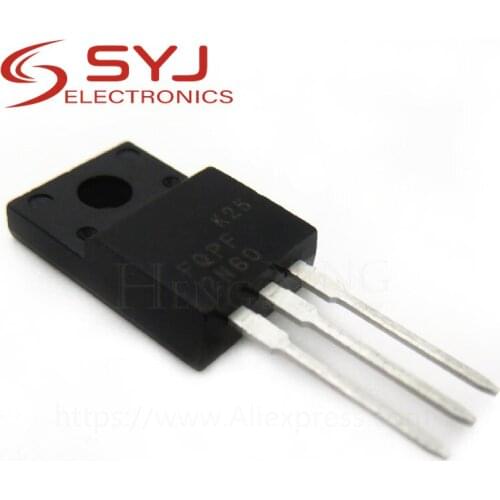 10pcs/lot FQPF2N60C 2N60C 2N60 TO-220F 600V 2A new original In Stock