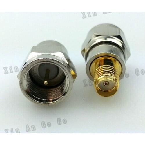 10pcs RF connector SMA to F adapter SMA female to F male Jack connector Free shipping