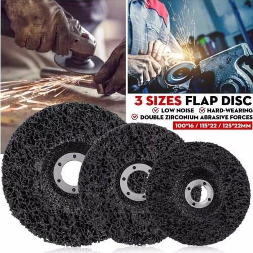 3X 100/115/125mm Black Abrasive Grinding Wheel Disc Rust Remover for Car Truck Abrasive Grinding Wheel