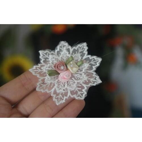 1 Piece Venise Long Neckline Lace Collar Costume Dress Lace Collar Fabric Motif Clothes Scrapbooking Fine Patchwork Applique