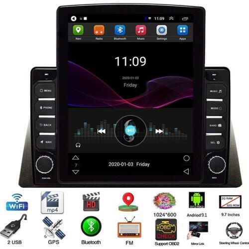 9.7'' Android 9.1 Car Multimedia Player Stereo Radio RAM 2G+ROM 32G GPS Navi BT DAB OBD For Honda Accord 2008-12