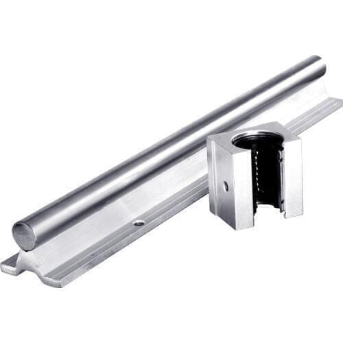 Free shipping 10mm Linear Rail 2pcs SBR10*300+4pcs SBR10UU Linear Guide Linear Motion Ball Bearing Blocks For CNC Linear Shaft