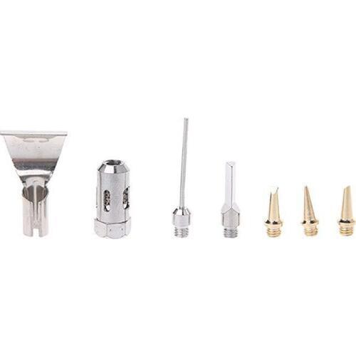 BMBY-7Pcs Butane Gas Soldering Iron Solder Tip For Mt-100/Ht-1937/Ht-1934 Butane Gas Soldering Iron Kit Welding Set Torch Pen To