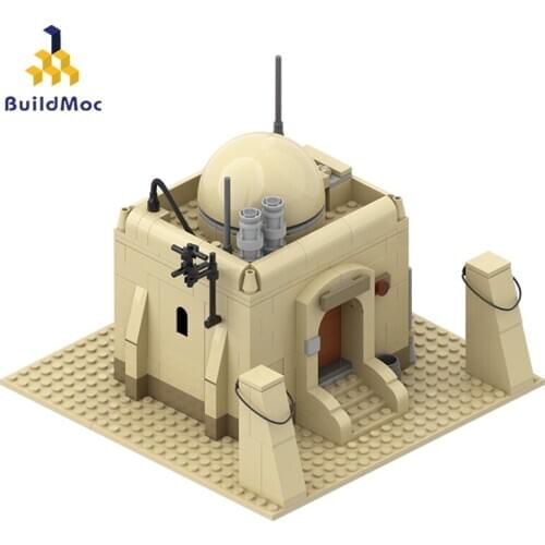 Buimoc Creator Desert City Tatooine Street 18 Single House Buildings Sets Build Desert Village Building Blocks Architecture Toys