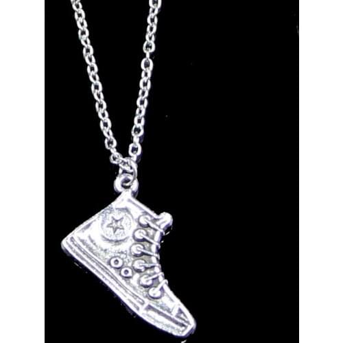 Fashion 30*19mm Basketball Shoes Pendant Necklace Link Chain For Female Choker Necklace Creative Jewelry party Gift