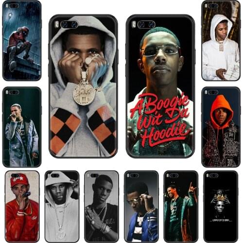 Rapper A Boogie wit da Hoodie Phone case For Xiaomi Mi 6 8 9 A1 2 3 Max3 Mix2 Mix2S X T Lite Pro black painting Etui art