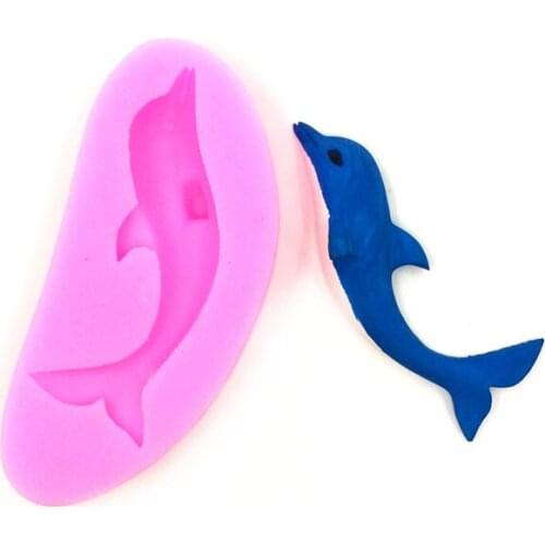 Dolphin Cake Mold Silicone Molds for Cakes Cupcake Decorations Silicone Mold Fondant Cake Decorating Tools Baking Tool LH13