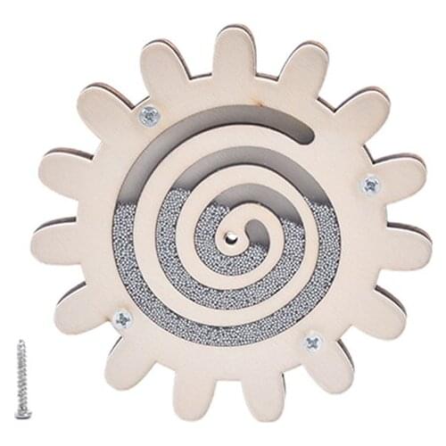 Wooden Hourglass Toy Baby Busy Board Busyboard Toddler Montessori Early Childhood Education Puzzle Enlightenment Diy Accessories