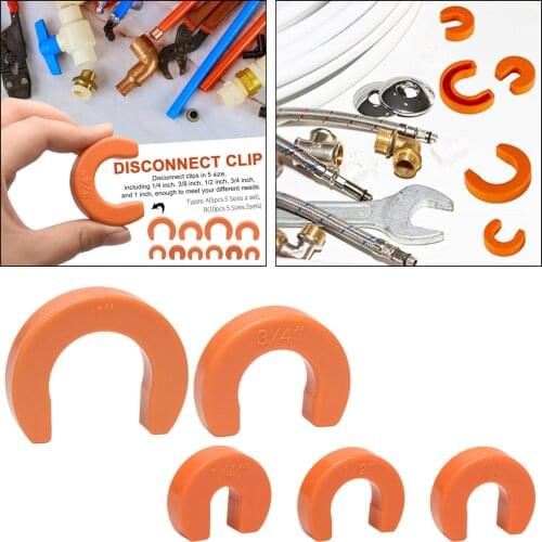 5 Sizes Disconnect Clip Tool For , Cash Acme, Push Fit Removing