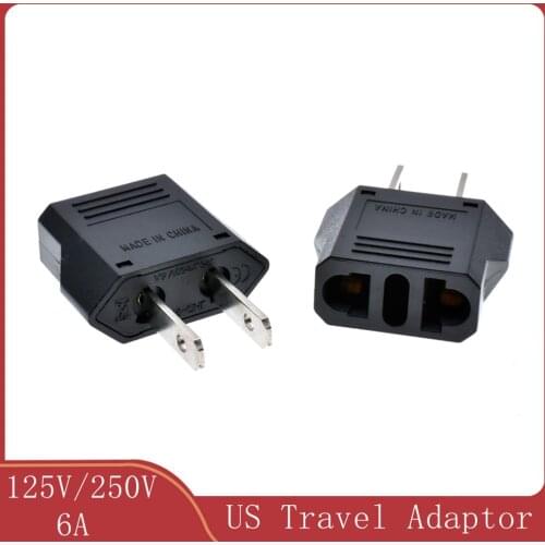 JHD-9122 Travel Adaptor/Plug Converter in Black *CE Marked United States and Australia plug
