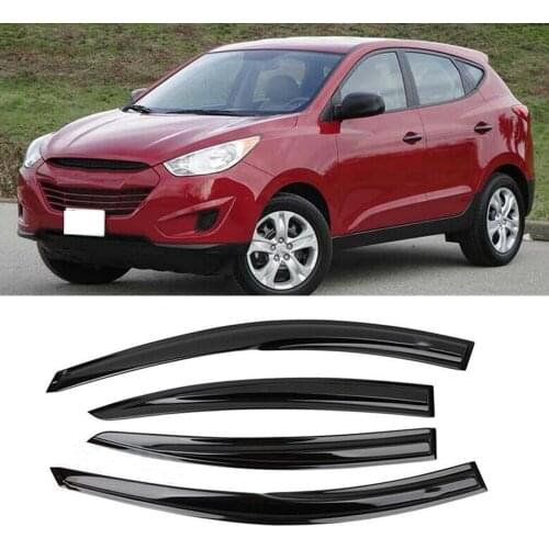 For Hyundai Tucson 2006 2007 2008 2009 2010 2011 2012 2013 2014 Side Window Vent Visor Sun Rain Deflector Guard Awnings Shelters