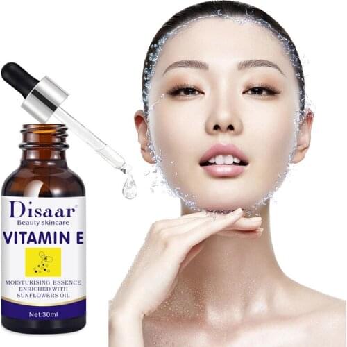Vitamin E Facial Lotion Deep Moisturizing Face Essence Firming Brightening Skin Pore Shrinking Anti Aging Face Serum 30ml