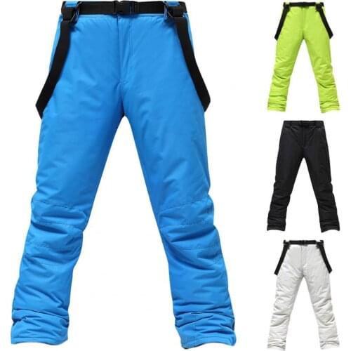 Ski Pants Women And Men Suspenders Pants Outdoor Sports Windproof Waterproof Warm Snow Trousers Brands Snow Snowboard Trousers