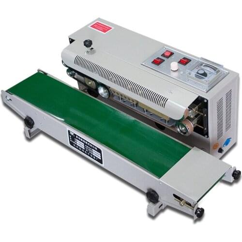 Continuous Film Sealing Machine Plastic Bag Package Machine Band Sealer Horizontal Heating Sealing Packing Machine