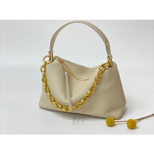 2021 New Handbag Women Retro Underarm Bag High Quality Leather Shoulder Bag Exquisite Female Hobos Bag