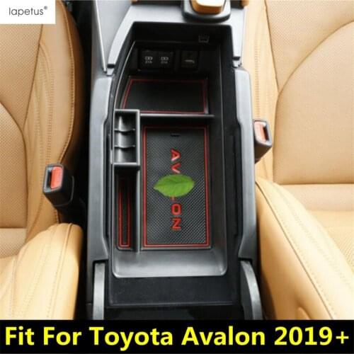 For Toyota Avalon 2019 2020 2021 Car Armrest Central Control Storage Box Tray Container Organizer Plastic Interior Accessories