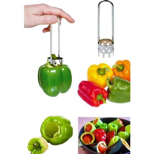 Practical Bell Pepper And Zucchini Cutter Metal Vegetable Cutter Easy Convenient