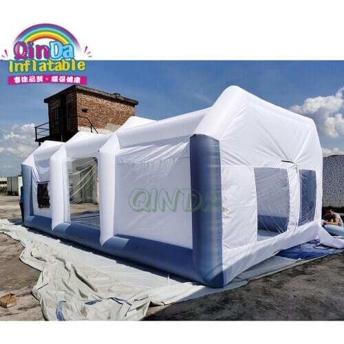 Removable cheap tent used inflatable paint booth spray tent for car maintaining