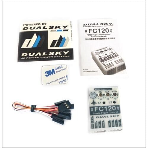 DUALSKY FC120 Flight Control System For RC Fix-wing Airplane