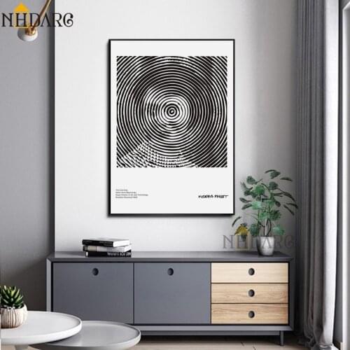 Modern Simple Black White Fashion Canvas Painting Abstract Character Art Print Home Decoration Wall Picture for Living Room