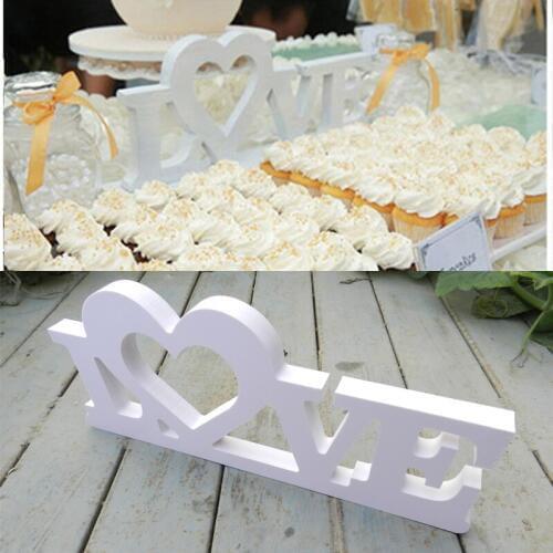Wedding Love Sign , White Acrylic Letters,Wedding Decor,Shelf Decor Free Shipping Wedding Table Decorations