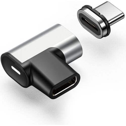Full Feature USB3.1 GEN2 10Gbps Magnetic TYPE-C Connector Adapter support PD 100W Power through 4K UHD display Hub Hub Data Sync