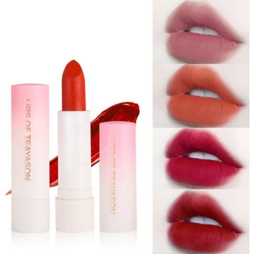 Waterproof Lipstick Long Lasting Matte Red Summer Make Up Korean Lipstick Lip Fuller Glitter Lip Gloss Lip Tint Cosmetic
