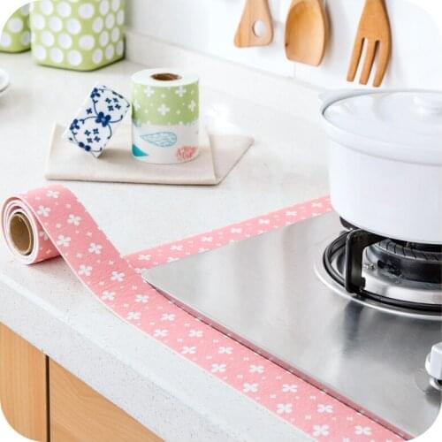 1 PCS Seams Waterproof Stick Kitchen Gap Stickers Toilet Antifouling kitchen sticker Home decoration wall stickers