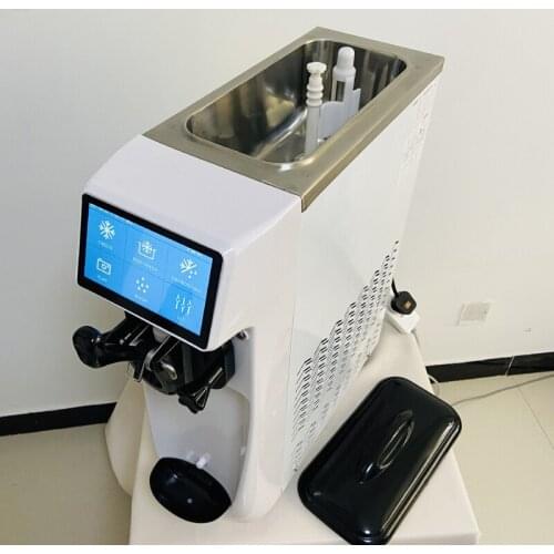 12-16L/H Ice cream maker Pre-cooling Ice cream mahine 1050W Commercial Single flavor Yogurt machine air pump system