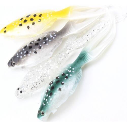 2pcs 120mm 8g Simulated flying fish Soft bait Fishing Lures Wobblers for Deepwater Topwater Baits NEW fishing fish lure