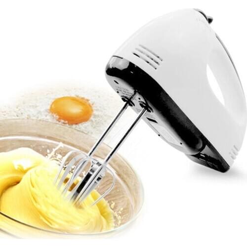 Household 7Handle Speed Electric Hand Mixer Whisk Egg Beater Cake Baking Kitchen Restaurant Cooking Tool