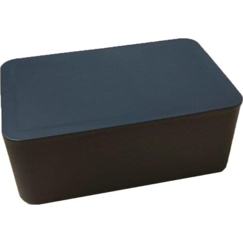 Wet Wipes Dispenser Holder Case with Lid Black Dustproof Tissue Storage Box for Home Office Store