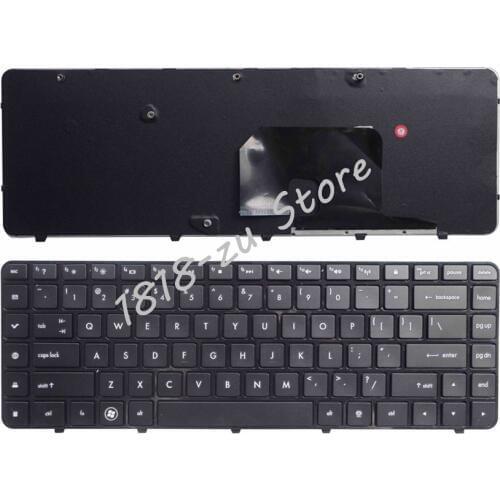 YALUZU NEW for HP for Pavilion DV6-3000 3029TX 3028TX 3049TX 3013 DV6- 3110er Lx6 English laptop Keyboard With frame BLACK US