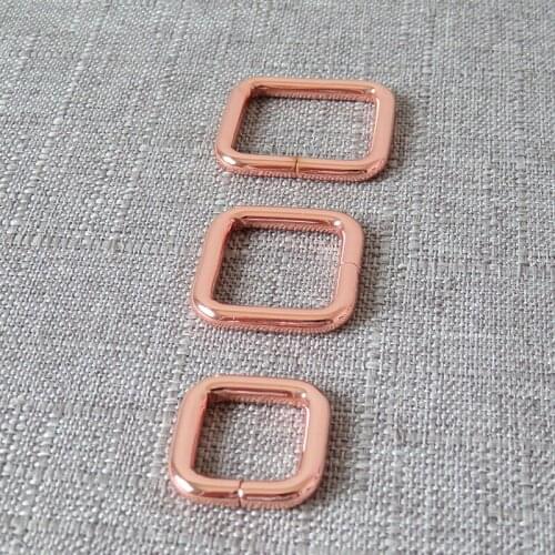 50pcs 15mm 20mm 25mm wholesale metal belt ribbon buckle handbag strap clasp dog leash rope garment DIY hardware sewing accessory