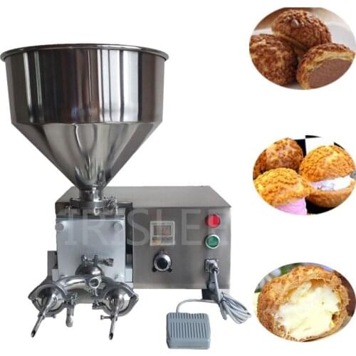 Multifunctional sauce butter butter core injection bread filling machine / electric puff filling machine