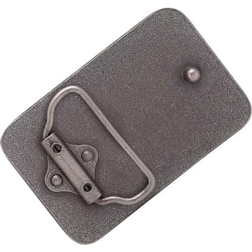 Man Belt Repair Accessory Buckle Western Cowboy Indian Rodeo Novelty Rectangular Belt Buckle Replacement Mens