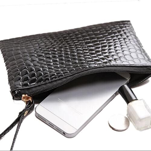 New Fashion Women PU Leather Long Wallets Coin Purse Money Clutch Bag Cosmetic Pouch Ladies Travel Make Up Card Holder