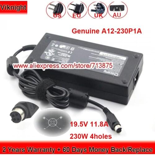 Original ADP-230EB T 230W Charger A12-230P1A 19.5V 11.8A AC Adapter for CLEVO GAMING LAPTOP P770DM P750ZM P770ZM Power Supply