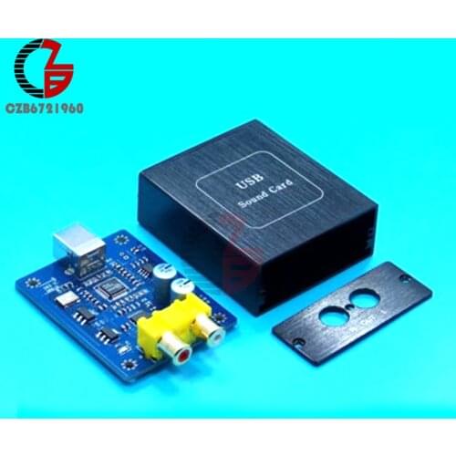 SA9227 + PCM5102A 32BIT 384KHZ DAC HIFI Asynchronous Decoder Board Audio Decoding Module DC 5V with Case for Mac OS Windows