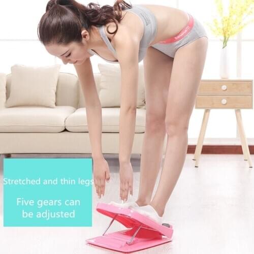 Folding Stool Fitness Pedal Muscle Leg Stretch Board Home Stand-up Slimming Massage Stretcher Tools Exerciser Boards