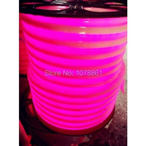 Super Flux IP67 waterproof Pink LED Neon Flex Jacket 80LED/M F5 DIP Epistar for Luxury Hotels,SMD5050 led neon flex RGB Bars