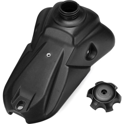 Motorcycle Fuel Tank for 125cc 150cc Pit Pro Trail Dirt Bike Black Gas Gasoline Fuel Tanks with Cap New Minimotor Motocross
