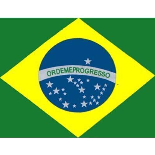 WINFOX New Hip Hop Cotton Green Brazil Flag Bandana For Womens Mens