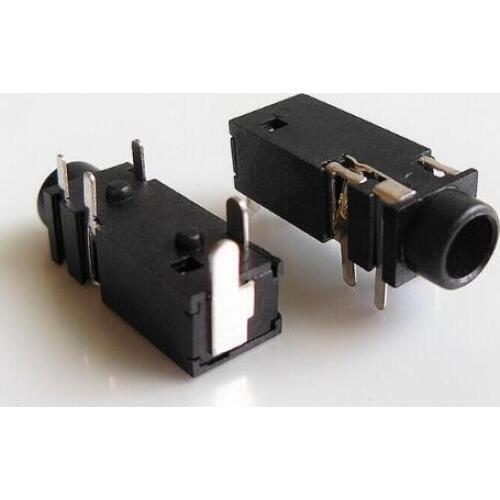 10PCS 3.5mm Female Audio Connector 5 Pin DIP Headphone Jack Socket PJ-328A