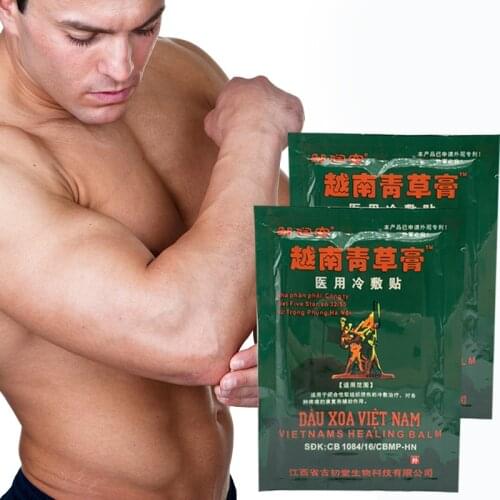 40/48Pcs For Joint Shoulder Rheumatism Pain Herbal Balm Medical Vietnamese Grass Patch Pain Relief Cold Compress Plasters