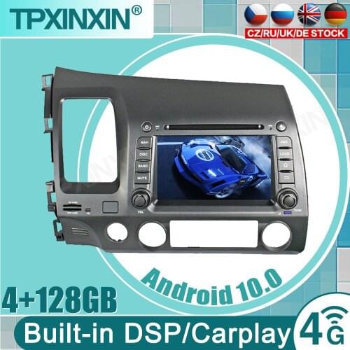 Android 10 Car DVD Player For HONDA CIVIC 2006-2011 WIFI Multimedia GPS Navigation 2 Din Car Radio Video Stereo DSO